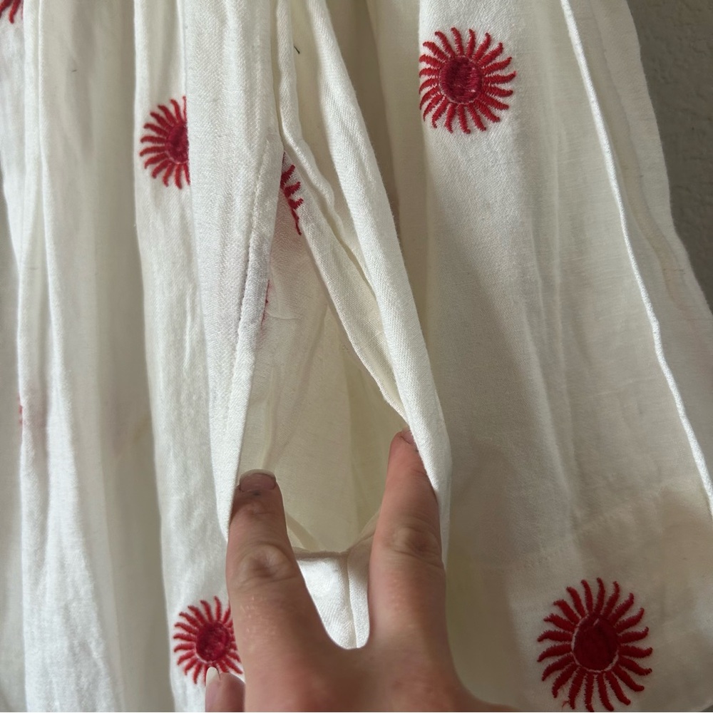 Free People Emory Embroidered Midi Dress - Picture 13 of 13